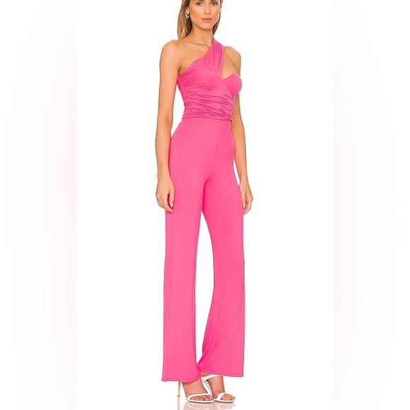Revolve Lovers and Friends Liv Jumpsuit in Hot Pink Sz S. - Picture 2 of 7